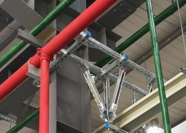 安定该抗震支架的整体式支吊架结构协调性好